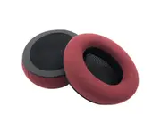Soft Earpads Ear Pads for Focal LISTEN CHIC WIRELESS Earphone Memory Sponge Earcups Ear Cushions Earpads Replacements - Red black net