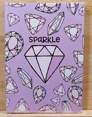 Sunmoonsky - SPARKLE - Light Up Notebook - Dimand Pink - BRAND NEW