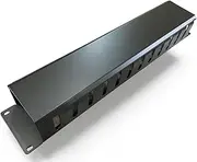 Grid DCS Horizontal Cable Management 12 Slot Metal (Black, 2U)