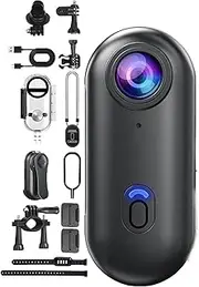 Nexo25 Camera, Motiontrail Camera, Nexo25 Outdoor Cameras, 1080P/4K HD Wearable Action Cam Video Recording with Magnetic Clip for Travel Records, Life Records, Cycling (Black-1080-Standard)
