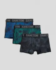 [Skylark] Skylark Boys' Spill Fitted Boxer Shorts 3 Pack Size 10 10 Multicolor