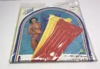 Vintage 1999 Intex Wet Set 72" x 27" Pool Float Lounge Yellow Air Mat Mattress