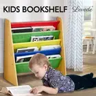 Levede Kids Bookshelf Bookcase Magazine Rack Wooden Organiser Shelf Children