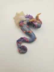 FAERIE DRAGON Christmas Ornament WINDOW HANGER Handmade Polymer Clay HD08