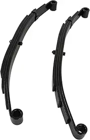 WFLNHB Pair of Trailer Leaf Spring 4 Leaf Double Eye 2500lbs Cap for 5000lbs Axle Replacement for SW4 / 72-25 / LIB-402-DE / UNA218 / PR4 / 124886/9150016 / 93181