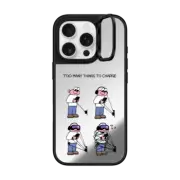 iPhone 16 Pro Mirror Ring Stand Case MagSafe Compatible Too Many Things