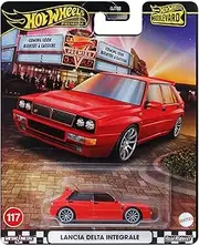 Hot Wheels JBL18 Boulevard Lancia Delta Integrale Vehicle Toy Mini Car 3 Years Old and Up Red
