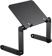 Projector Bracket Projector Bracket Desktop Placement Table Adjustable Telescopic Triangle Bracket Small Storage Tray No Punching Raised Base Projector Holder(Black)