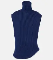 [Victoria Beckham] Victoria Beckham Turtleneck sweater vest AU 8 blue