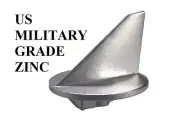 Mercruiser Skeg Zinc Alpha One Lower Trim Tab Fin Zinc Anode 31640