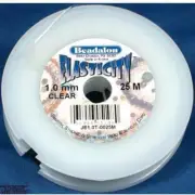 Elasticity Beading Cord String Soft Flexible 1mm 82ft