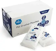 Medpride Pill Crusher Pouches - Pack of 1000 Disposable Medicine Crushers - Medical Grade Clear Tablet Crushing Bags for Easy Consumption with Zero Waste - Prevents Cross Contamination (4.7"x2")