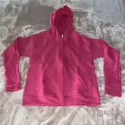 Hanes Girls' Full-Zip Hoodie Sweatshirt ComfortSoft EcoSmart Front Pockets Plain