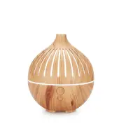 Orku Essential Oil Usb Aroma Diffuser - 180Ml Led Light Wood Mist Humidifier Woo