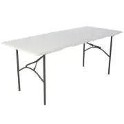 VIC NEW Lifetime Blow Mould Folding Table 180cm