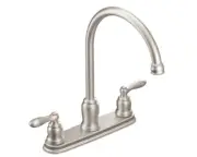 Moen Caldwell High Arc Kitchen Faucet Stainless Finish (No Side Spray) 87976SRS