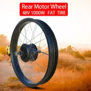 Snow Bike Fat Tire Brushless Gear Rear Hub Moter Wheel 48V 1000W 20/26inch