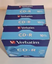 CLEARANCE CD SALE: 3x Verbatim CD-R 10pack 700MB 52x Blank Discs w/ Jewel Case