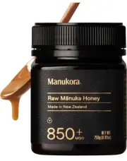 MANUKORA RAW MANUKA HONEY 850+ MGO 250G / 8.82OZ, Non-GMO, Monofloral, Traceable