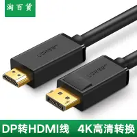 在飛比找樂天市場購物網優惠-淘百貨 ● dp轉hdmi線Displayport轉換器to