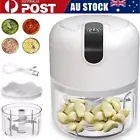 250ml USB Electric Mini Garlic Chopper Blender Portable Kitchen Food Processor