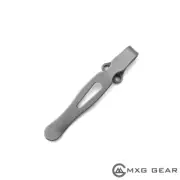 Titanium Deep Carry Pocket Clip Made For Spyderco Shaman Knife