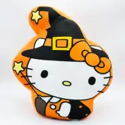 Hello Kitty Halloween Plush Pillow, New, Cute Sanrio Collectible, Spooky Decor