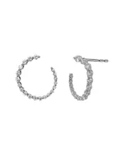 14K Diamond Hoops 0.50 ct.