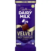 Cadbury Dairy Milk Velvet Chocolate Block 150g
