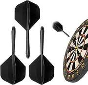 Flights for Darts, Professional Dart Parts Set of 3, Flights and Shafts Set for Enhanced Accuracy and Stability for Pub Games Casual Play Matches