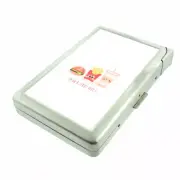 Junk Diet Em1 Cigarette Case with Built in Lighter Metal Wallet