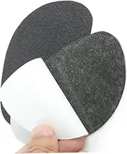 KOMBIUDA Non-slip Shoe Pads for High Heels Anti-slip Sole Protectors Self-adhesive Stickers Size l Black for Women's Shoes