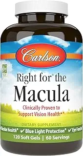 Carlson Labs Right for The Macula To Promote Healthy Vision, 120 Softgels