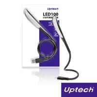 在飛比找momo購物網優惠-【Uptech】LED100 USB可觸控LED燈(黑)