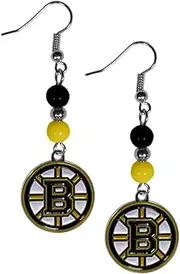 NHL Fan Bead Dangle Earrings
