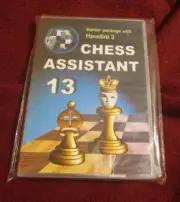 Chess Assistant 13, Starter Package with Houdini 3 RARE NEW SEALED DVD-Rom