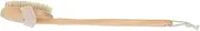 Hoement Comfortable Texture Bath Brush Long Handle Back Brush for Shower Scrubbing