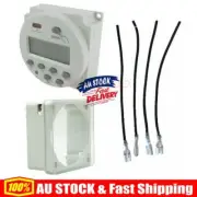 DC 12V Timer Switch Digital LCD Programmable Control Time Relay Day/Week Set NEW