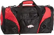 NCAA Arkansas Razorbacks Multi-Pocket Duffle Bag
