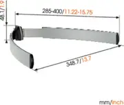 Vogels A/V Shelf to Suit Cable Channel 10