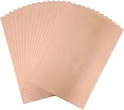 Briartw 20x29cm Rose Gold Hot Foil Paper 50 Sheets Pack Toner Reactive Foil Hot Stamping Foil Paper by Laser Printer and Laminator for Scrapbooking Craft Cardmaking DIY Album Decoration