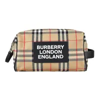 在飛比找Yahoo奇摩購物中心優惠-BURBERRY Appliqué Vintage白字LOG