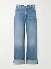 [Mother] Mother - Dodger Flood Mid-rise Jeans - Light denim - 24 24 Blue