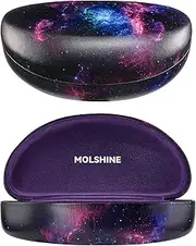 [molshine] Hard Shell Sunglasses Case, Large Glasses Case for Men and Women, Oversized Sunglasses