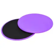Exercise Core Sliders 175mm Glider Discs Dual Sided Usage, Purple