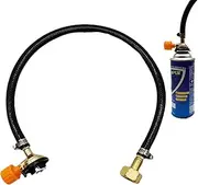 Tank Valve - Adapter, Canister Connector | Multifunctional Refilling Device for Propane, Portable Tank Inflating Accessory for Outdoor Camping, Hiking, BBQ, Stove Use
