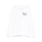 [Calvin Klein] Calvin Klein Logo-print Hoodie L WHITE