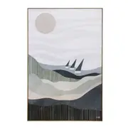 Framed 60x90cm Canvas/Resin On Watch Hanging Wall Art Home Decorative Display