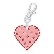 Lori Holt Bee Dots Enamel Happy Charm Heart Quilting Sewing Craft