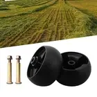 Quick and Easy Replacement Deck Wheels & Axle Bolts for Ride On Mowers